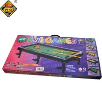 I want to buy China 6 in 1 mini table bowling desktop basketball kids table games