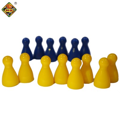 Wholesale colored Plastic Halma Pawns Play Pieces for board game